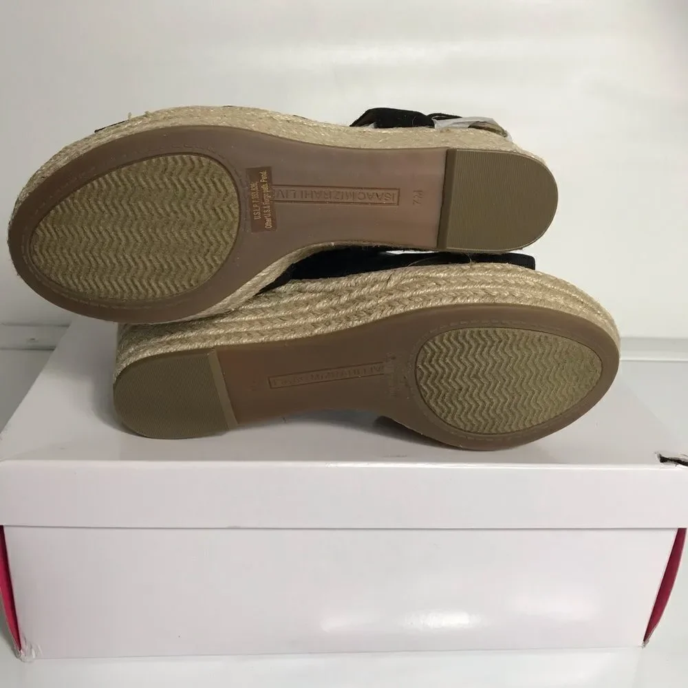 Isaac Mizrahi Crisscross Strap Wedge Espadrilles